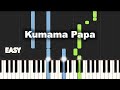 Kumama Papa | EASY PIANO TUTORIAL BY Extreme Midi