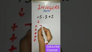 integers trick, easy calculation #mathtrick