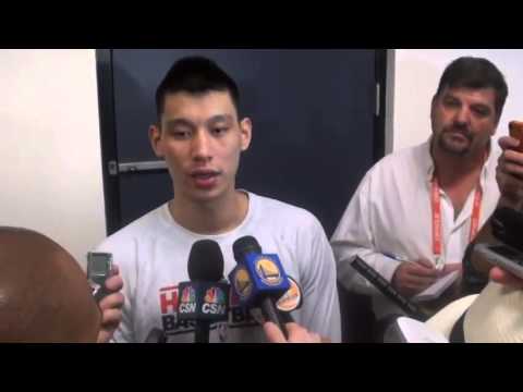 2013-03-08 Jeremy Lin Post-Game Interview  vs Warriors ( 勇士) 林書豪賽後訪問