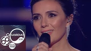 Sanremo 2019 - L&#39;emozione di Baglioni e Serena Rossi nel ricordo di Mia Martini