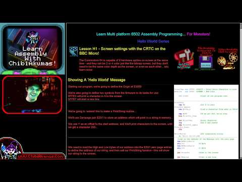 Hello World on the BBC Micro! - 6502 Assembly Lesson H1