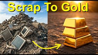 Gold Recycled From E-Waste, Electronics, Cell Phones, & PCB