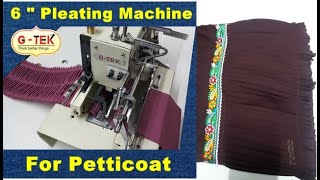 राजस्थानी घाघरा बनाने की मशीन | Pleating Sewing Machine Demo