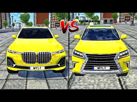 Lexus LX 570 VS BMW X7 Driver Simulator - Luxury Car Offroad in City - Best Android GamePlay