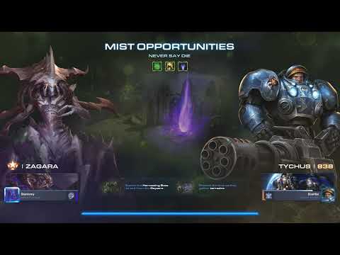 StarCraft 2 Co-Op Mutation 371 - Never Say Die. Zagara P1