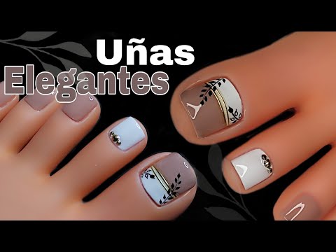 Diseño de uñas ELEGANTES,FACILES muy BONITAS 💅😍.Stylish nails.