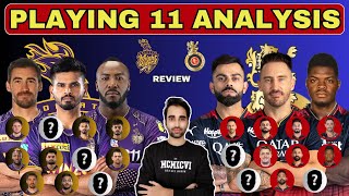 Decoding KKR and RCB Strongest Playing 11 2024 |  KKR Squad Review | RCB Squad Review | Five Sportz