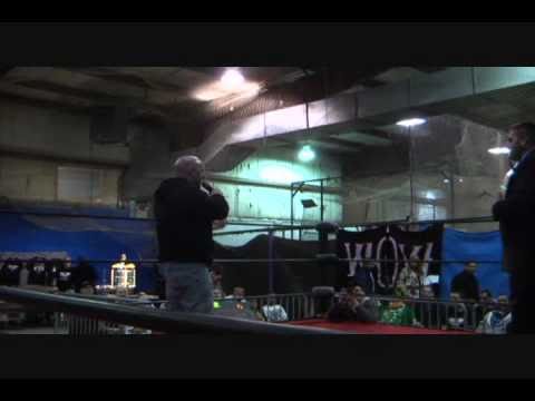 Joe Bellini fires Lucifer Darksyde in public 3/12/11(Hand Cam)