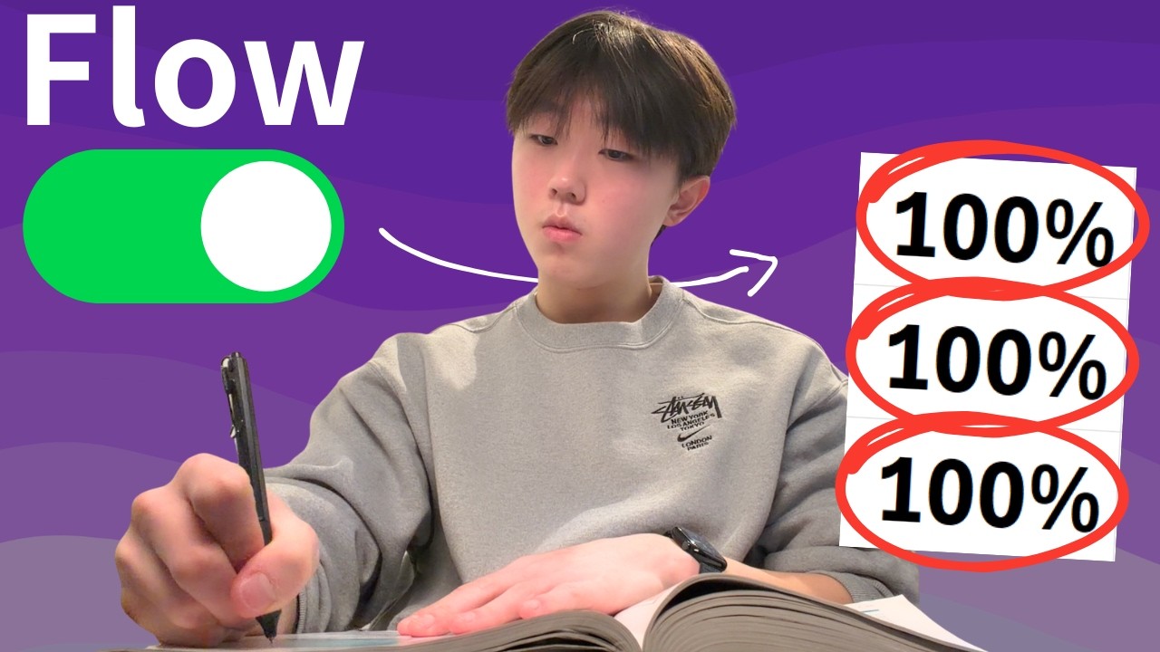How to reach FLOW STATE while studying (step by step)