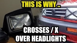 Crosses X Over Headlights