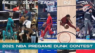 [MIX ] 2021 NBA Pregame Dunk Contest