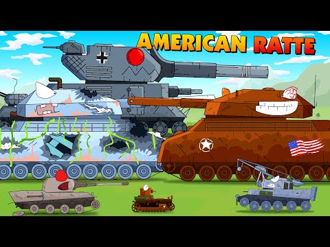 ALL EPISODES of American Ratte - Cartoons about tanks