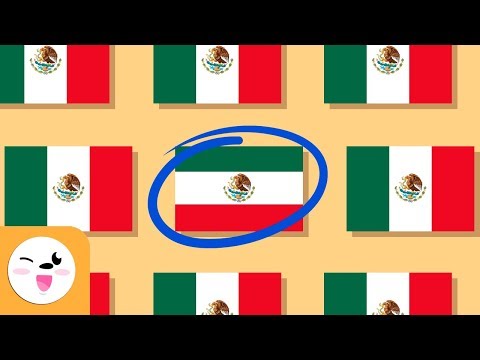 Encontre a bandeira diferente - Aprenda as bandeiras da América Latina - Atenção visual