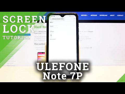 How to Add Pattern Lock in ULEFONE Note 7P – Set Up Screen Lock