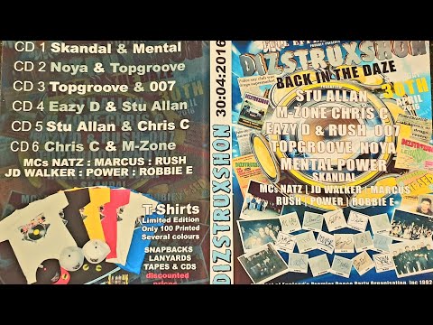 DIZSTRUXSHON BACK IN THE DAZE - DJ SKANDAL & MENTAL MC POWER ROBBIE E 30-4-2016