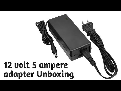 12 volt 5 amp dc power adapter | Unboxing | Testing | River fox dc adapter | #12Volt5ampDCadapter