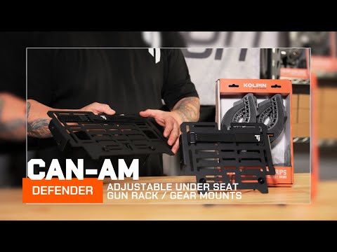 Can-Am Defender Adjustable Under Seat GunRack Gear Mounts