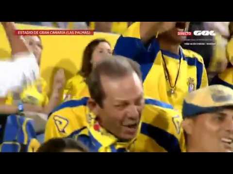 En Goltv se fijan en nuestra grada y nos dejamos la voz,nuestro compañero Juan se quita la cachorra