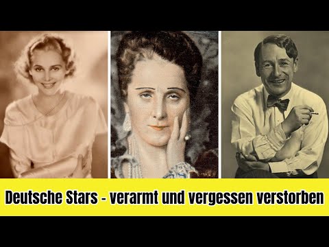 10 weitere deutsche Prominente, die verarmt und vergessen starben