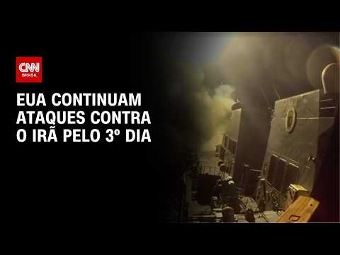 EUA anunciam ataques contra Irã pela terceira noite consecutiva | CNN NOVO DIA