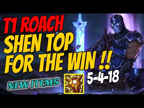 T1 Roach Plays SHEN Top vs Malphite - Challenger Gameplay New Items S11 - Locket Of The Iron Solari