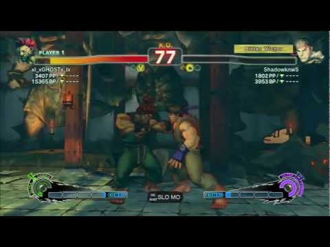 (SSF4 AE -PSN) xl_xGHOSTx_lx (Akuma) vs ShadowknwS (Ryu) in HD