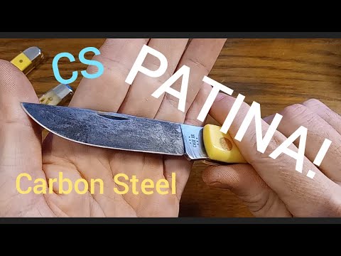 PATINA (How and Why to Patina a Carbon Steel knife)