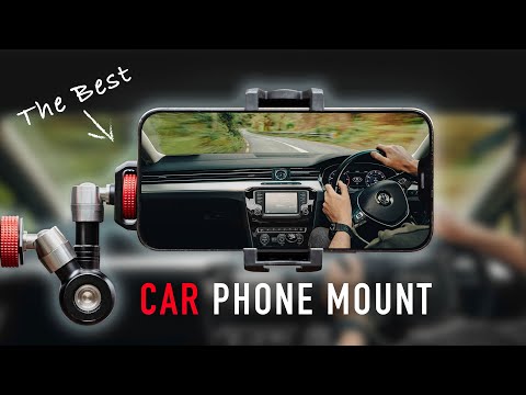 Film yourself driving with your PHONE 🚘📱Inside and outside car - best kit to use!