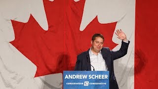Scheer campaigns in Sherwood Park