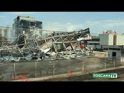 2020-08-11 FIRENZE - ROGO IN AZIENDA DI ALIMENTI ZOOTECNICI