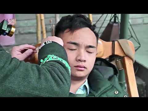 Beco Kuanzhai em Chengdu | Beco Guanzhai Chengdu LIMPEZA DE ORELHA ASMR