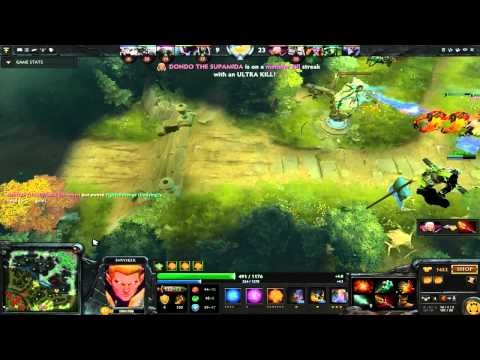 Na`Vi Dendi Invoker 24 1 Gameplay with Rampage
