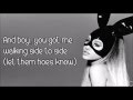 Ariana Grande ft. Nicki Minaj - Side To Side (Lyrics)