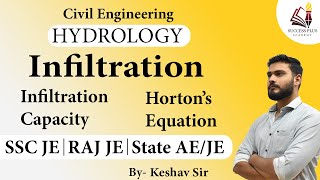Infiltration : Basics & Horton Equation. - Hydrology for SSC JE & State AE/JE