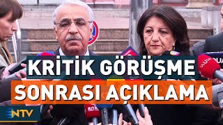 DEM Heyeti'nden Adalet Bakanı Ziyareti Sonrası Önemli Açıklama | NTV