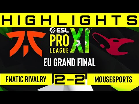Highlights | fnatic 2-2 mousesports - Nuke Map 4 | ESL Pro League SS11 EU Grand Final