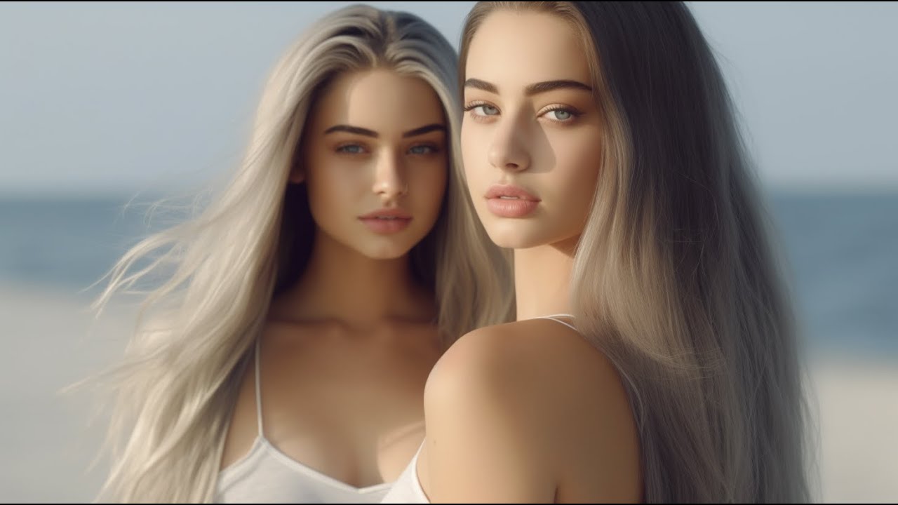 Cute Ai-Generated Twin Sisters Strut Their Style on the Streets of New York City Ai Look Book