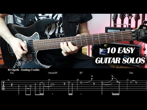 10 Easy Guitar Solos You Can Play | With Tabs