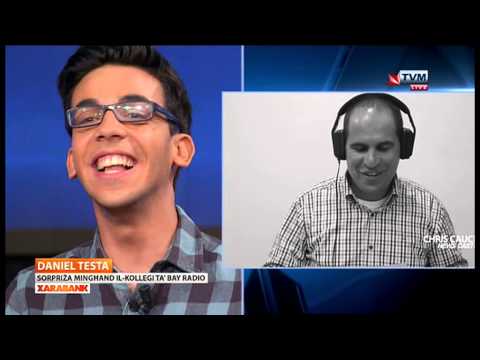 Daniel Testa on Xarabank (Pre MESC 2015) (Something in the Way)