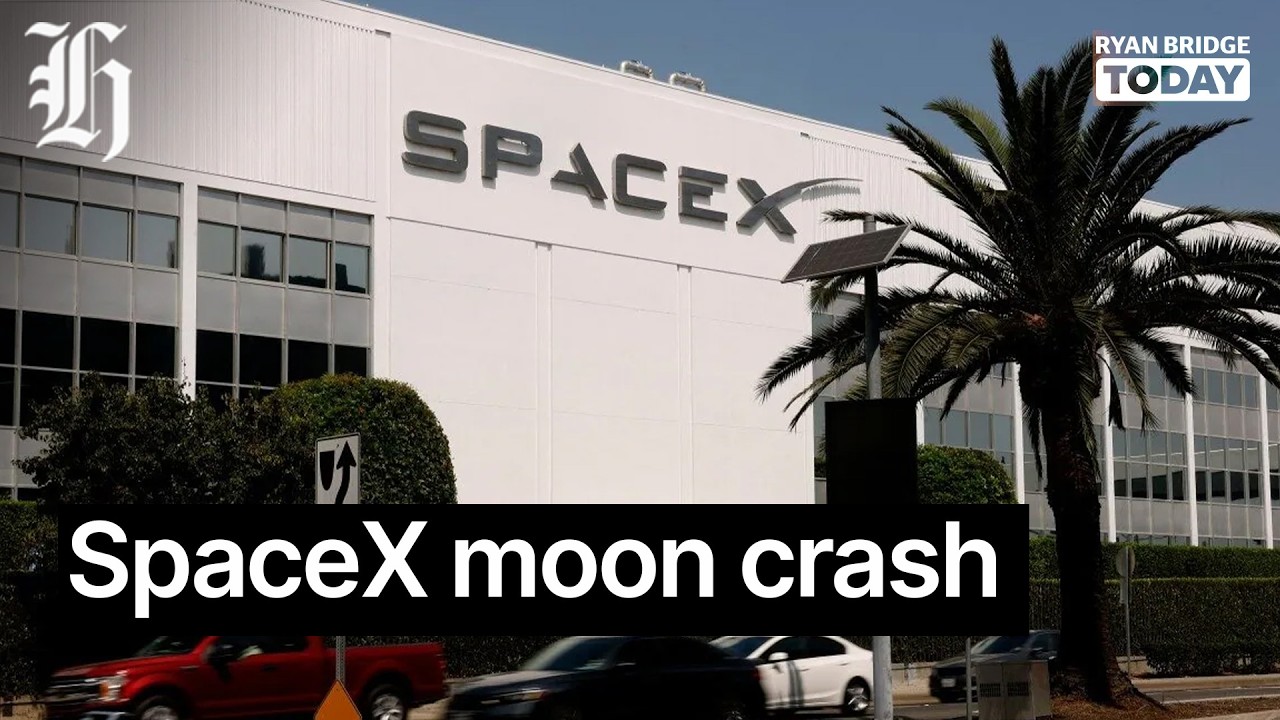 "Plume of dust" detected after SpaceX moon crash | Ryan Bridge TODAY