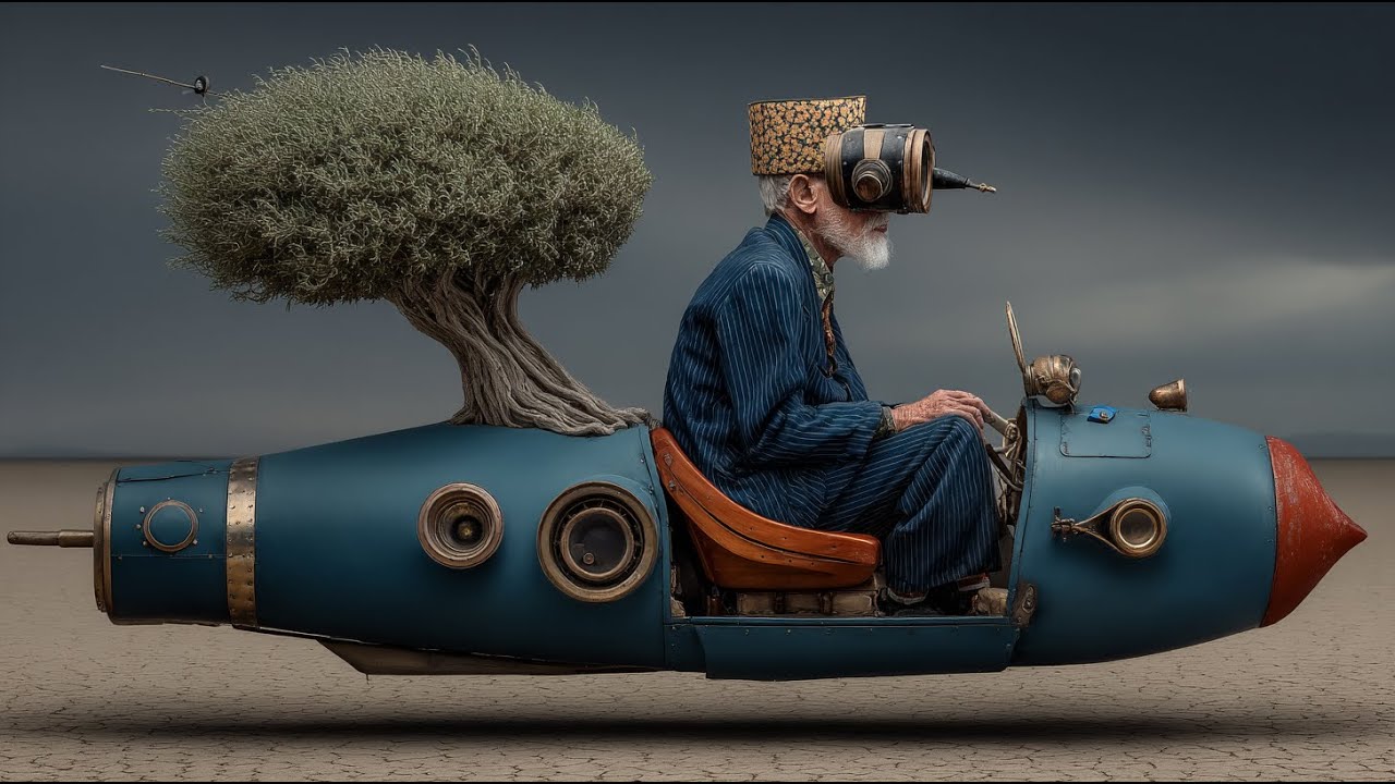 AI Surreal Flying Machines-I'm Floating High