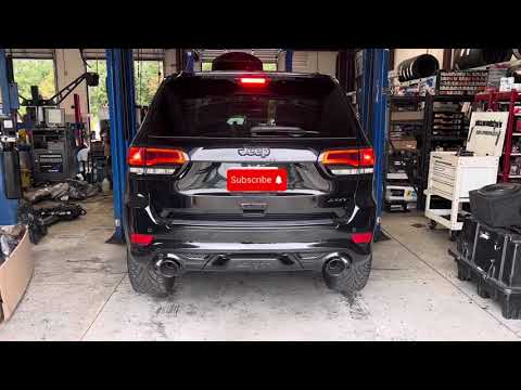 WK2 Jeep Grand Cherokee SRT Borla ATAK Cat-back exhaust sound
