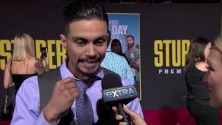 RENE MORAN EXTRA interview at Stuber premiere video