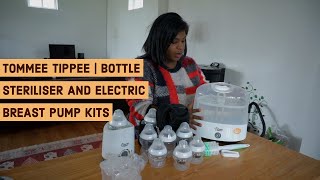 TOMMEE TIPPEE | BOTTLE STERILISER AND ELECTRIC BREAST PUMP KITS
