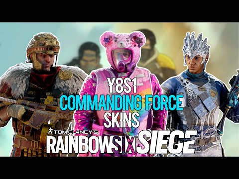 Y8S1 Operation Commander Force  +60 NEW SKINS - Ranked Charms - Reload Rework - R6 Share Bundles -R6