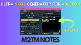 M2TM Notes for Ableton Live 12 | Text‑Driven MIDI Composition