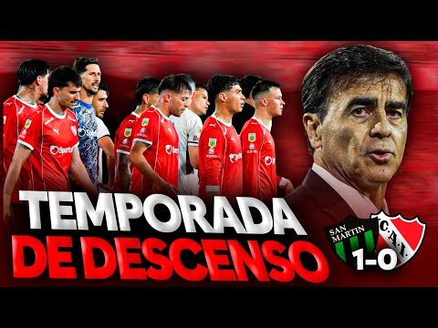 INDEPENDIENTE 0-1 SAN MARTIN (San Juan) | Commentary and Analysis by Professor Carnevale