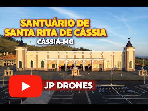 👉 Santuário de Santa Rita de Cássia - Cássia MG | Imagens Aéreas de Drone 4K