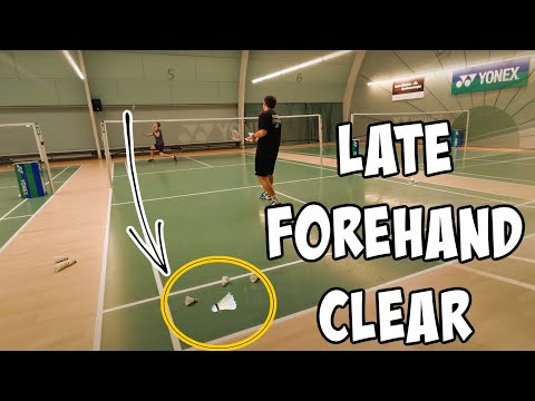 Learn The Late Forehand Clear - Badminton Tutorial 🏸