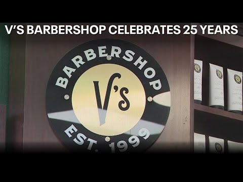 V's Barbershop is celebrating its 25th anniversary